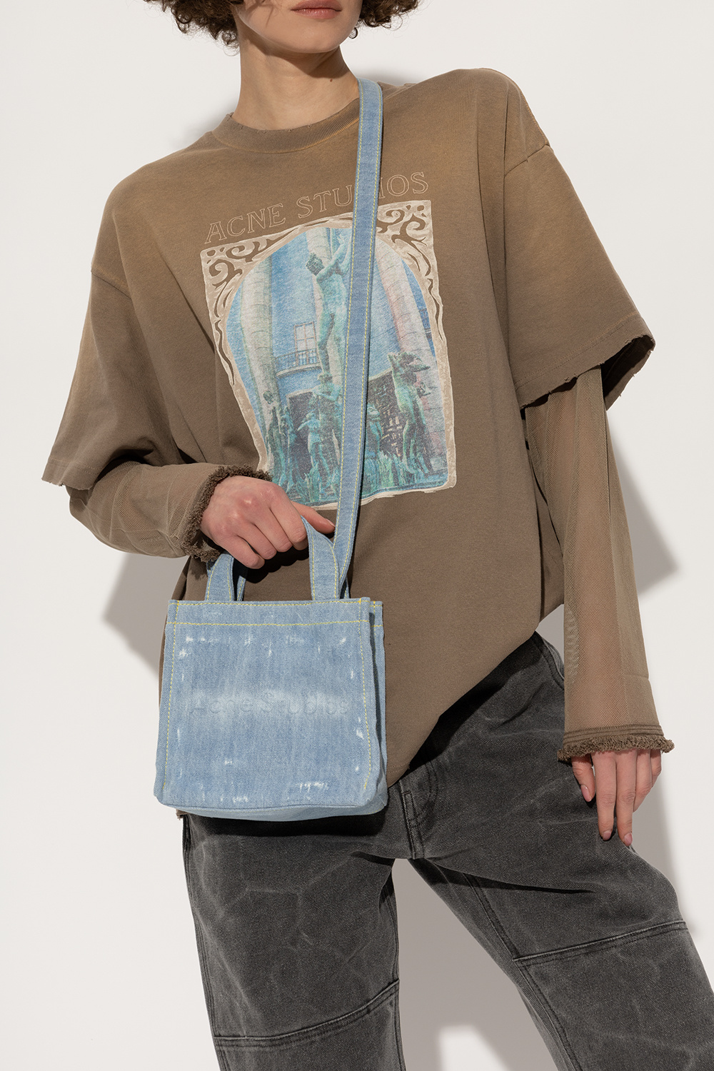 Acne Studios Denim shoulder bag | SchaferandweinerShops